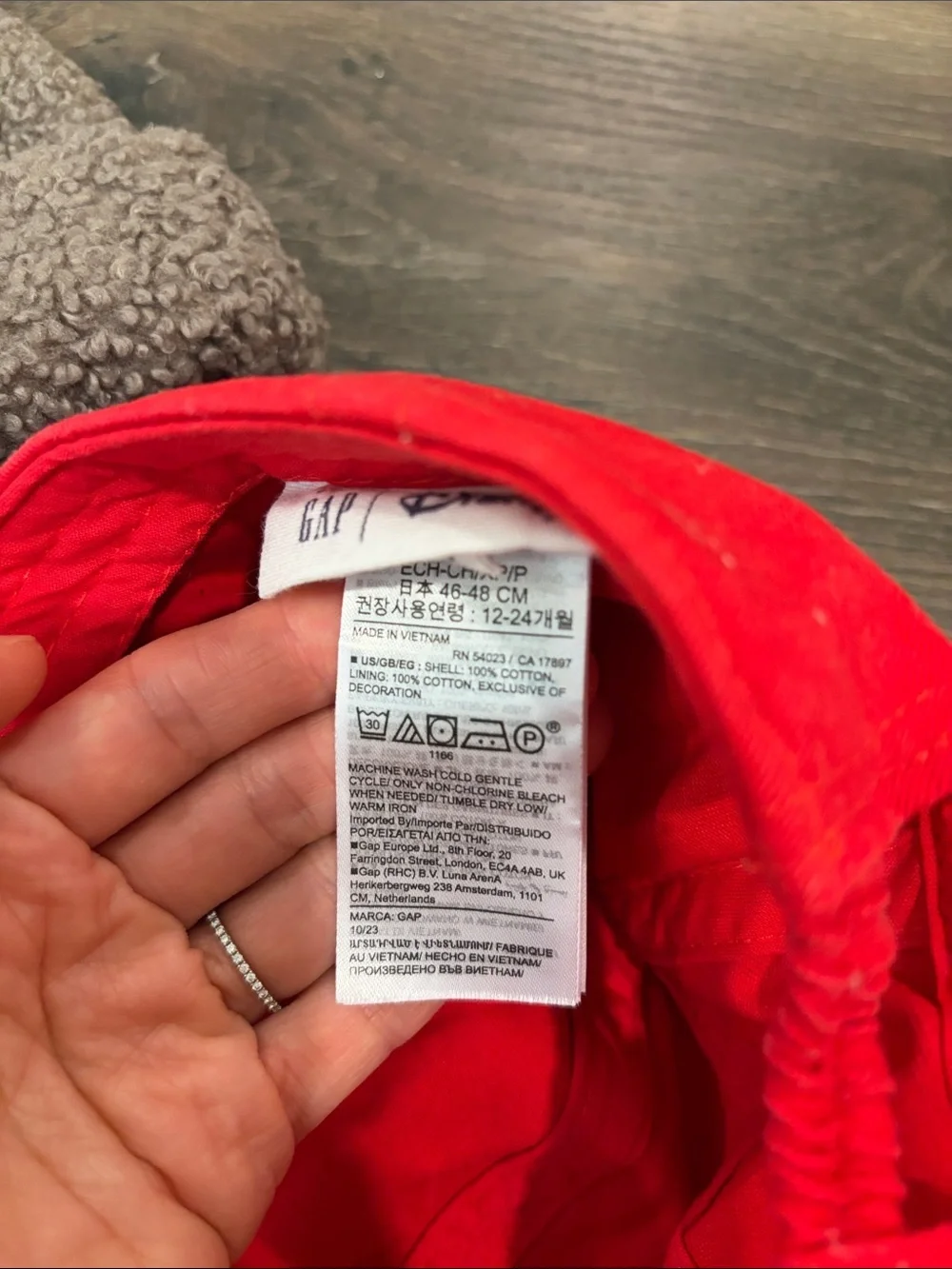 *Like New*GAP Mickey Mouse Cap&Beanie(12-18M)